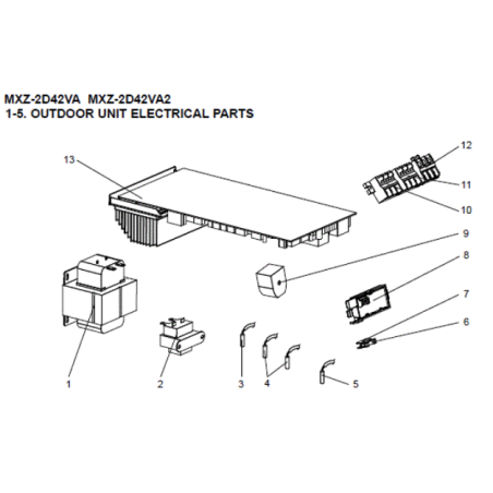 PLATINE INVERTER MITSUBISHI Réf: E22R30451
