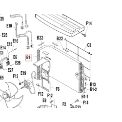 ENSEMBLE CONDENSEUR  3F011667 7 DAIKIN Ref: 1839162