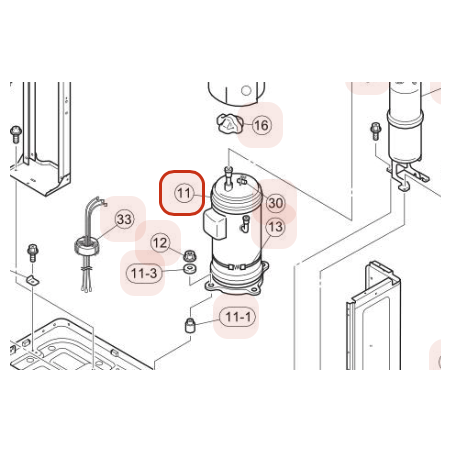 COMPRESSEUR HITACHI Réf:E03976