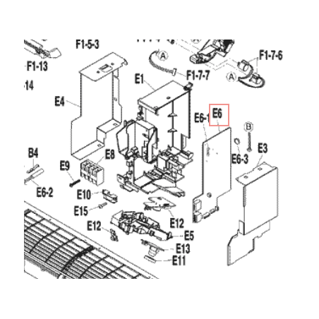 PLATINE DE CONTRÔLE 3F011635 6 DAIKIN Ref: 1841615