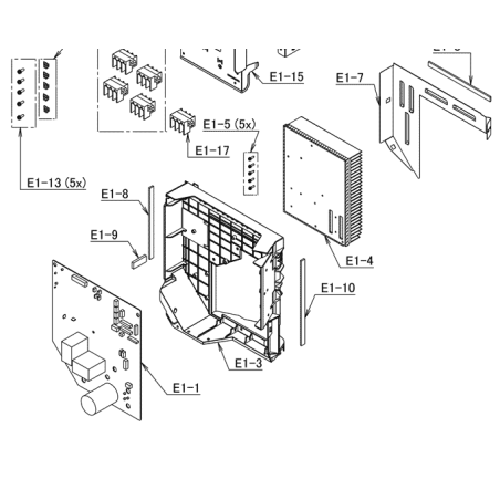 PCB ASSY (MAIN) DAIKIN Ref: 5037050