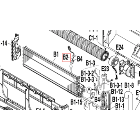 ENSEMBLE SONDE 3P282224 1 DAIKIN Ref: 5007562