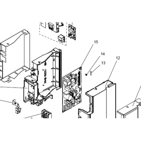 PLATINE DE CONTROLE MITSUBISHI Réf:T2WFW450