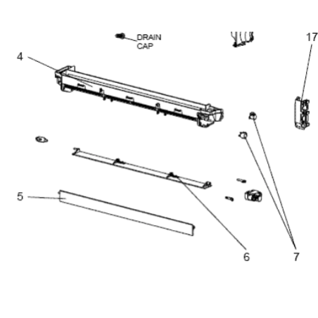 VOLET DE BALAYAGE MITSUBISHI Réf: E22F95040