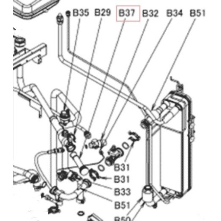 FILTRE TUYAUTERIE  4P32090 DAIKIN Ref: 5015621