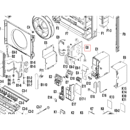 PLATINE 2F009966 2 DAIKIN Ref: 1768619