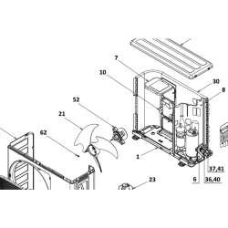 MOTEUR DE VENTILATION TOSHIBA Réf :43T21460