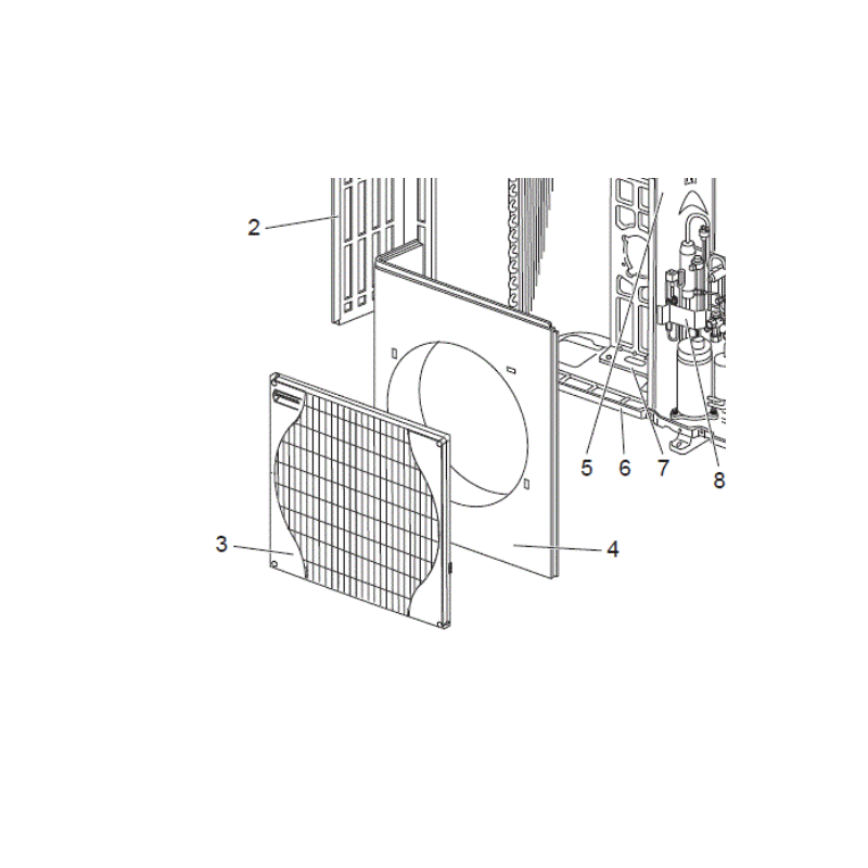 GRILLE DE VENTILATION MITSUBISHI Réf:S70E30675