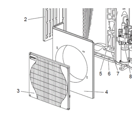 GRILLE DE VENTILATION MITSUBISHI Réf:S70E30675