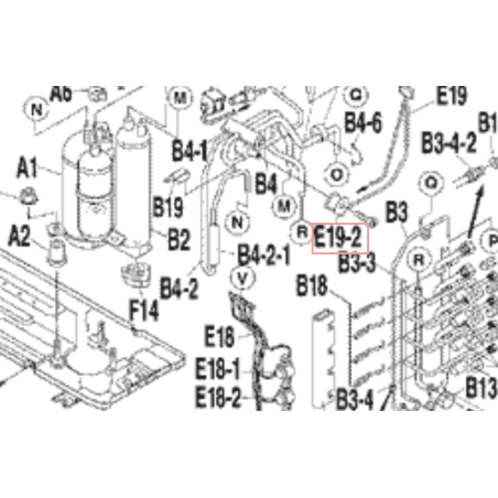 BOBINE  VANNE 4 VOIES DAIKIN Réf: 1830002