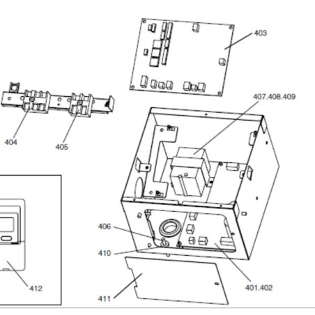 Platine de contrôle Mitsubishi Electric ref: S70K30310