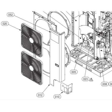 MOTEUR DE VENTILATION TOSHIBA Réf:4312C100