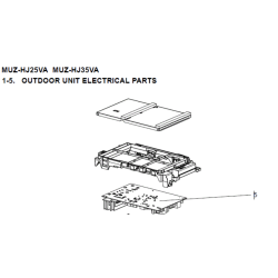 PLATINE DE REGULATION MITSUBISHI Réf: E22J99451