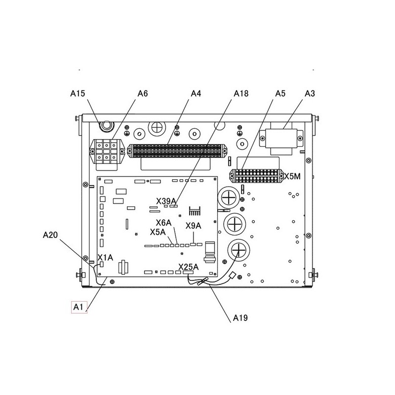PLATINE DE CONTROLE DAIKIN Réf:5044607
