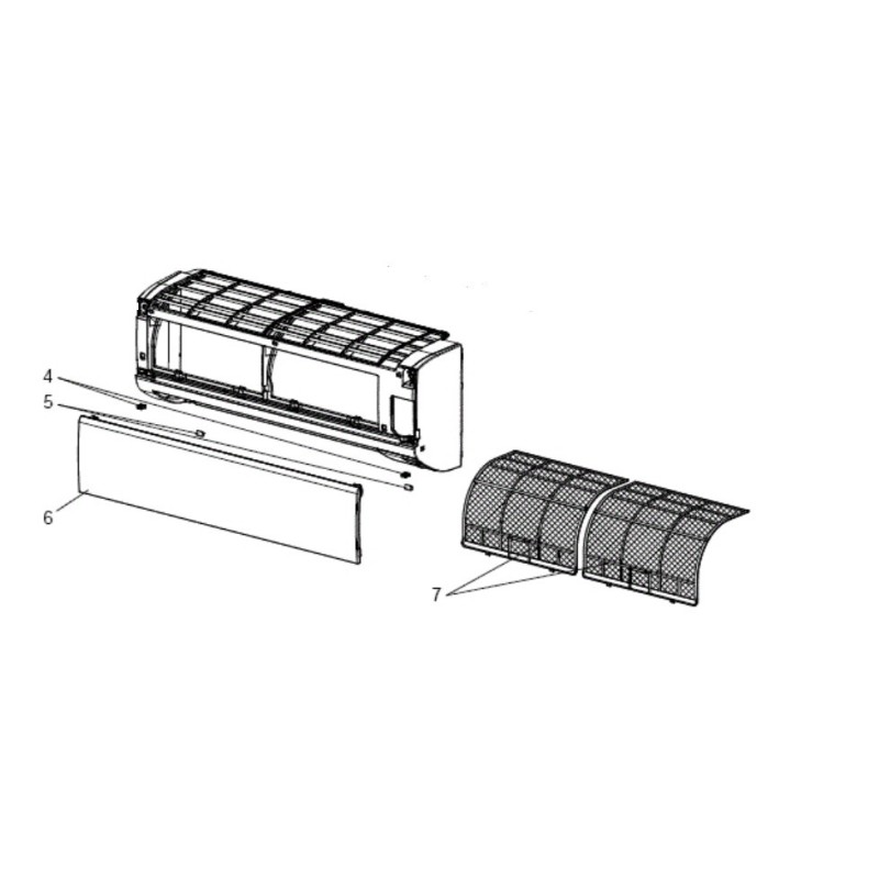 FILTRE MITSUBISHI  ELECTRIC Réf: E22H14100