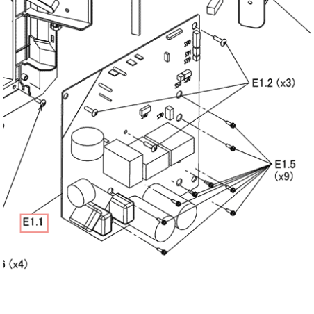 PLATINE DE CONTROLE DAIKIN Réf:5021918