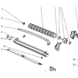 MOTEUR DE BALAYAGE MITSUBISHI Réf: E22897303