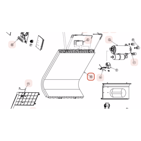 EVAPORATEUR   EXTERIEUR HITACHI Réf: PMRAM40NP2BS99