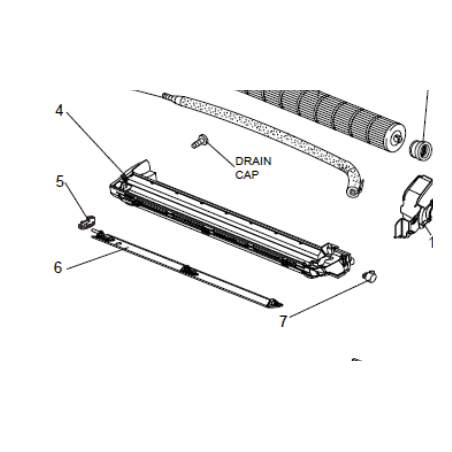 VOLET DE BALAYAGE  MITSUBISHI Réf:E22B66040