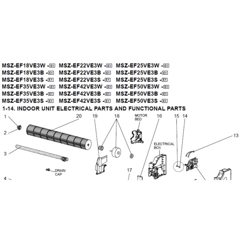 TURBINE DE VENTILATION MITSUBISHI Réf: E22F95302