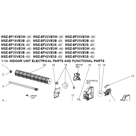 TURBINE DE VENTILATION MITSUBISHI Réf: E22F95302