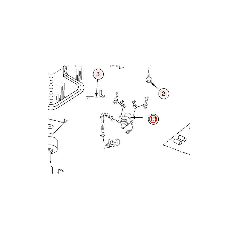 pompe de relevage pour cassette Hitachi. Réf:PMRAI25NH4R04