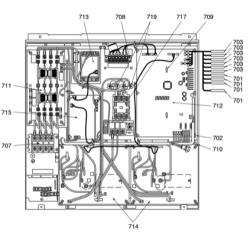 PLATINE DE CONTROLE TOSHIBA Réf : 4316V376 2