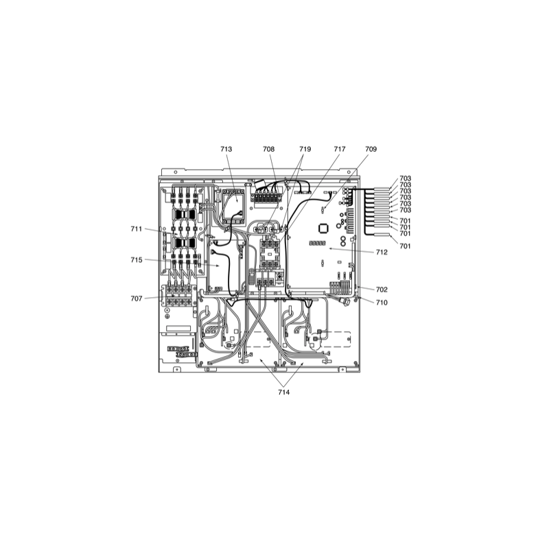 PLATINE DE CONTROLE TOSHIBA Réf : 4316V376