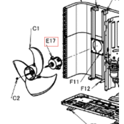 MOTEUR VENTIL 94W  2P459640 1A DAIKIN Ref: 5019168 2