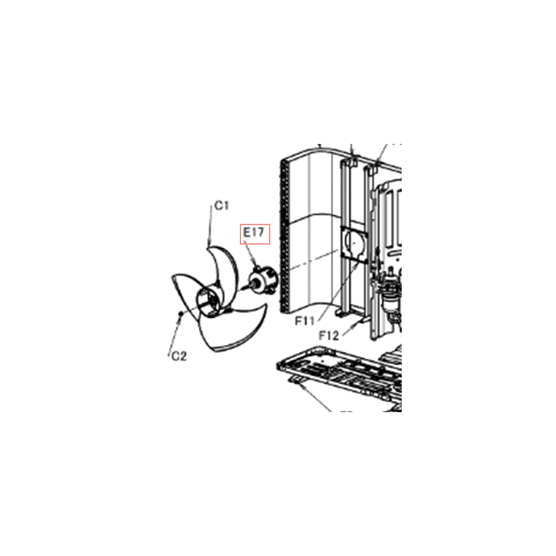 MOTEUR VENTIL 94W  2P459640 1A DAIKIN Ref: 5019168