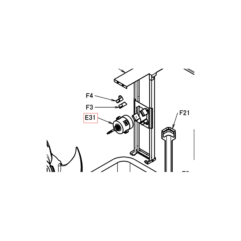 MOTEUR VENTILATION  DAIKIN Ref: 5024703