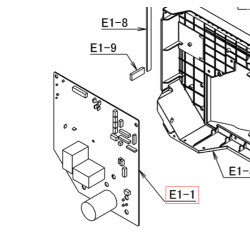PCB ASSY EX13011 59C DAIKIN Ref: 5042625 2