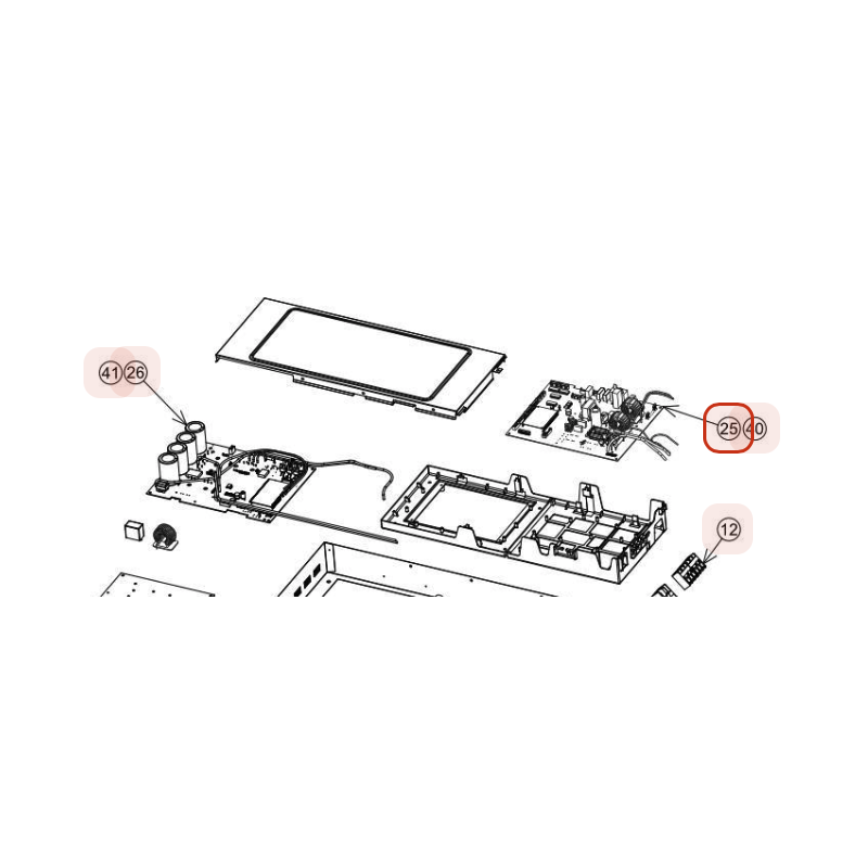 PLATINE PWB  MAIN HITACHI Réf: PMRAM33NP2BS01