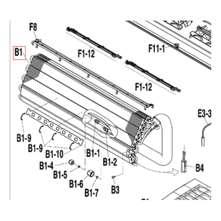 EVAPORATEUR DAIKIN Réf: 5008255