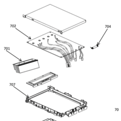 PLATINE DE REGULATION TOSHIBA Réf : 43T6V466