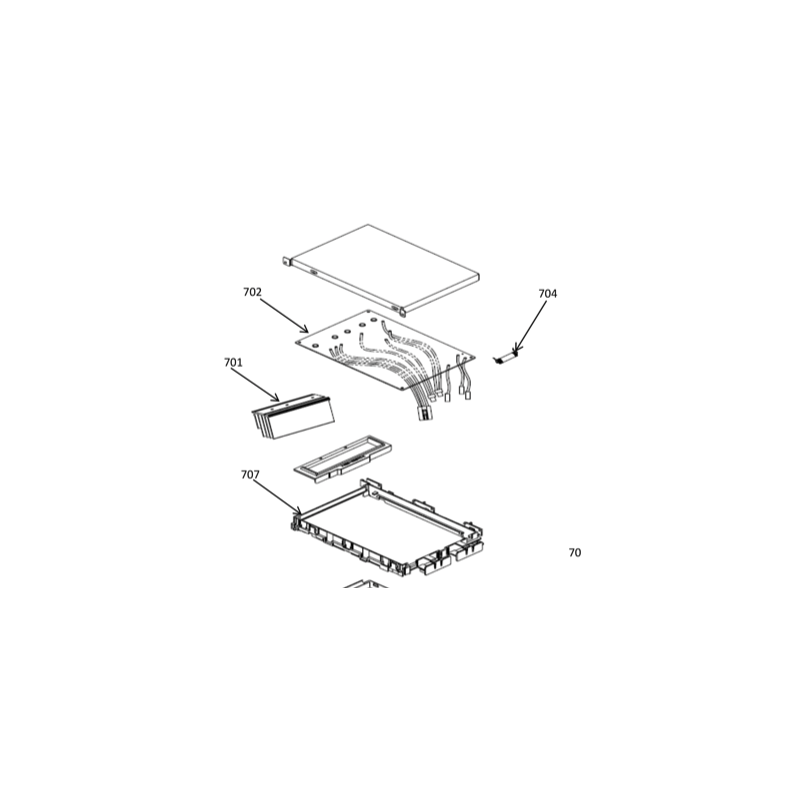 PLATINE DE REGULATION TOSHIBA Réf : 43T6V466