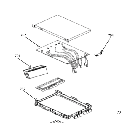 PLATINE DE REGULATION TOSHIBA Réf : 43T6V466