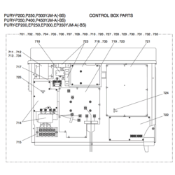 PLATINE VENTILATEUR BOARD  MITSUBISHI Réf: R61037280