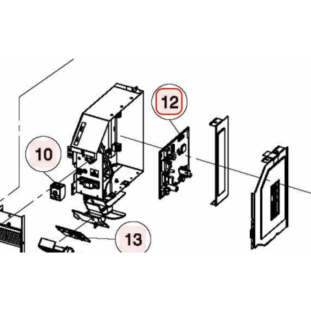 PLATINE DE REGULATION HITACHI  Réf :PMRAK35QPAR91