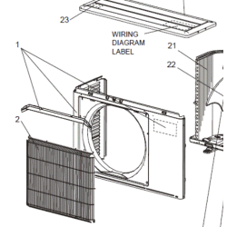 HELICE DE VENTILATION MITSUBISHI Réf :G2W001550