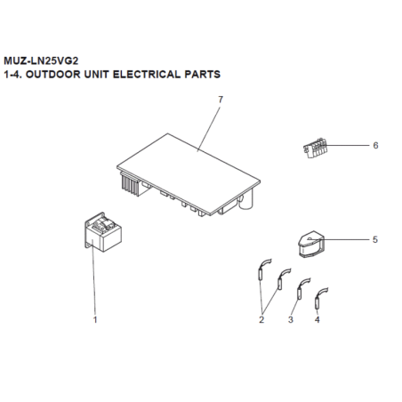 PLATINE INVERTER MITSUBISHI Réf:E2230J451