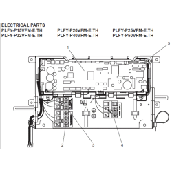PLATINE DE CONTROLE  MITSUBISHI Réf: E27N17447 2