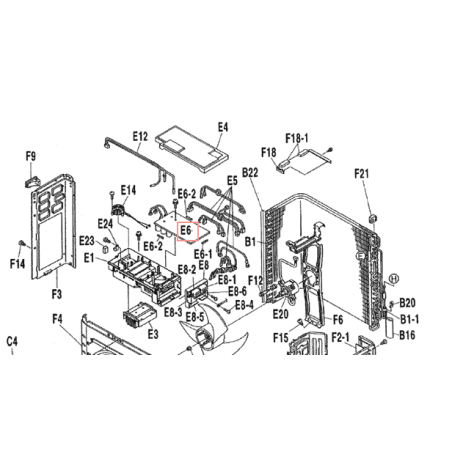 PLATINE  3F009939 8 DAIKIN Ref: 1770960