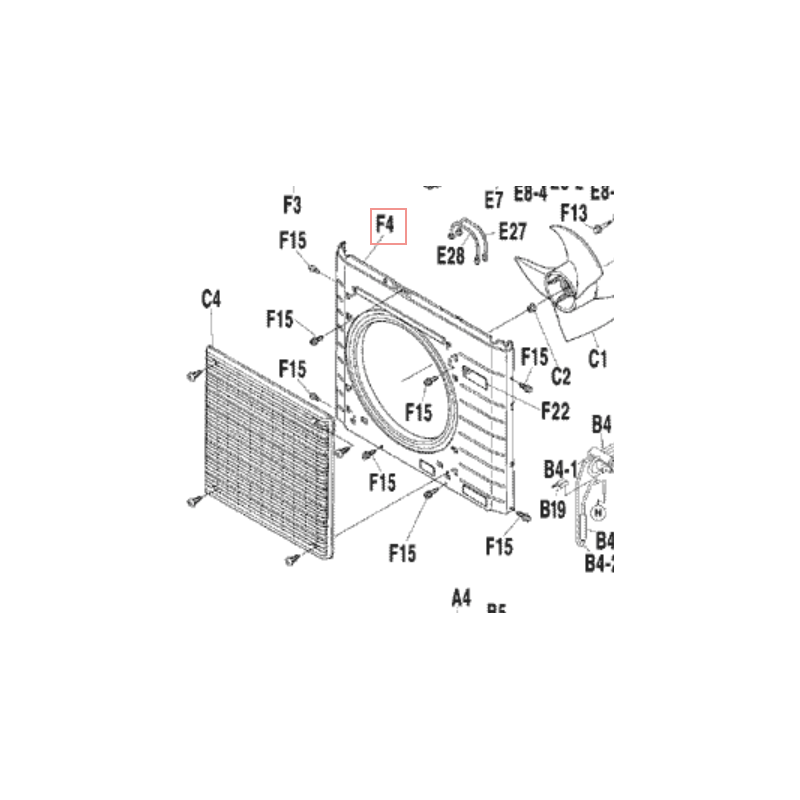 FACADE ACIER 2 3MXS52E DAIKIN Ref: 1685024