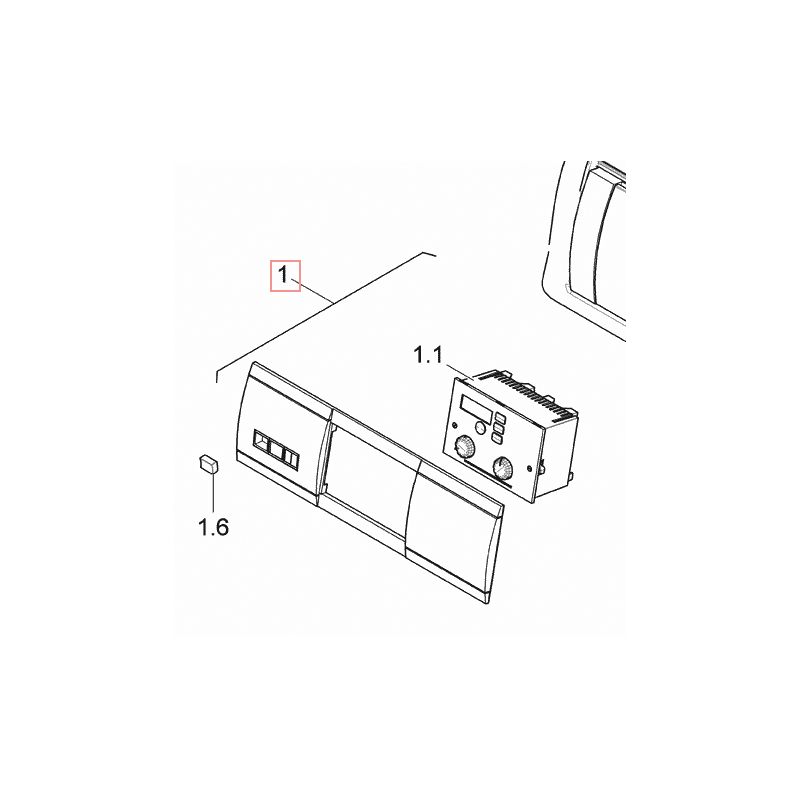 TABLEAU DE BORD ESU AVEC REGULATION DAIKIN Ref: 5005045