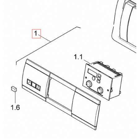 TABLEAU DE BORD ESU AVEC REGULATION DAIKIN Ref: 5005045
