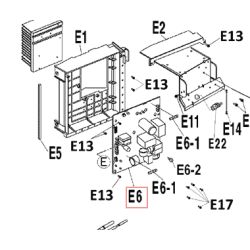 PLATINE CONT. EX13033 45A3F022012 25L DAIKIN Ref: 5019410