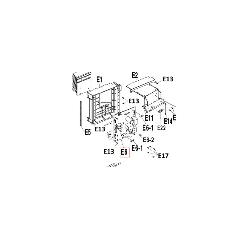 PLATINE CONT. EX13033 45A3F022012 25L DAIKIN Ref: 5019410