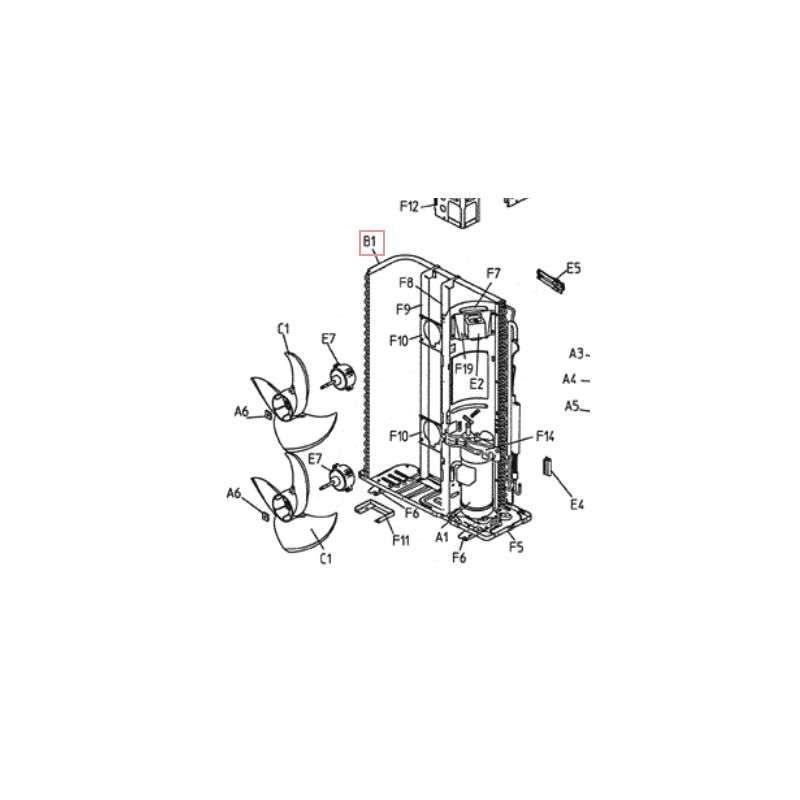 CONDENSEUR 2PW33047 1 DAIKIN Ref: 301353P