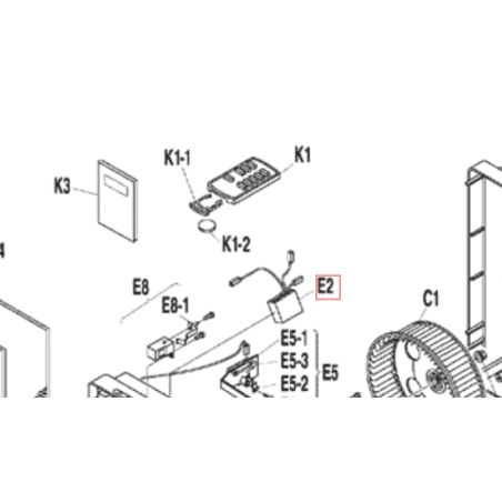PLATINE HAUTE TENSION 3P094573 1 MC704VM DAIKIN Ref: 1362718